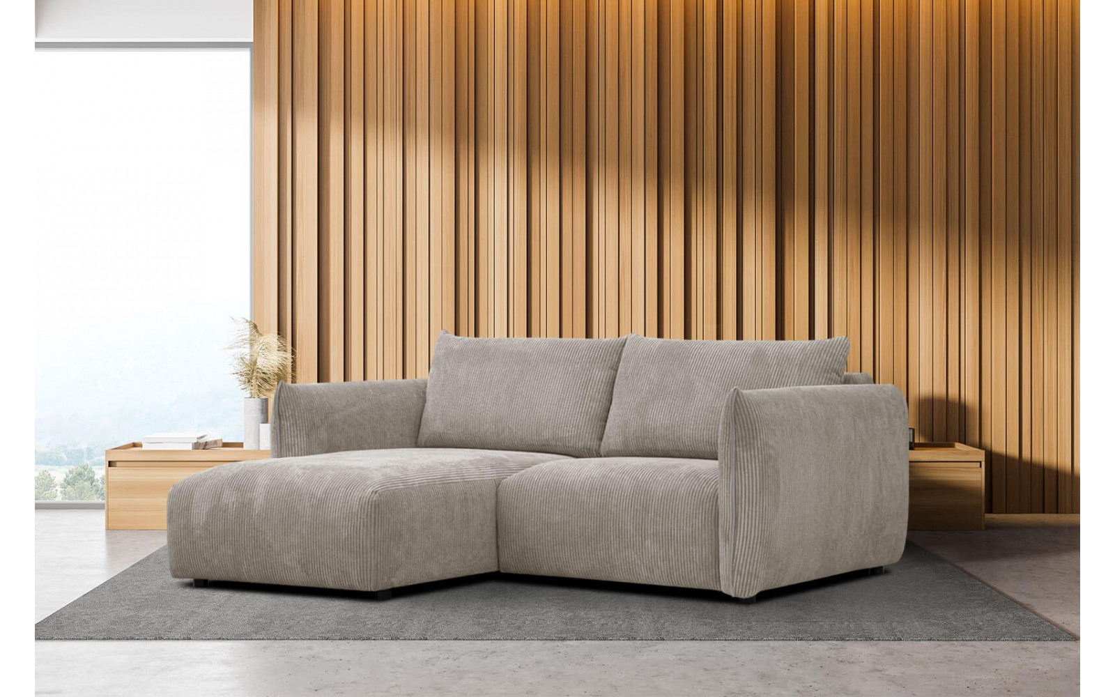 Ecksofa links 3-Sitzer TAUER Ecksofa 200cm