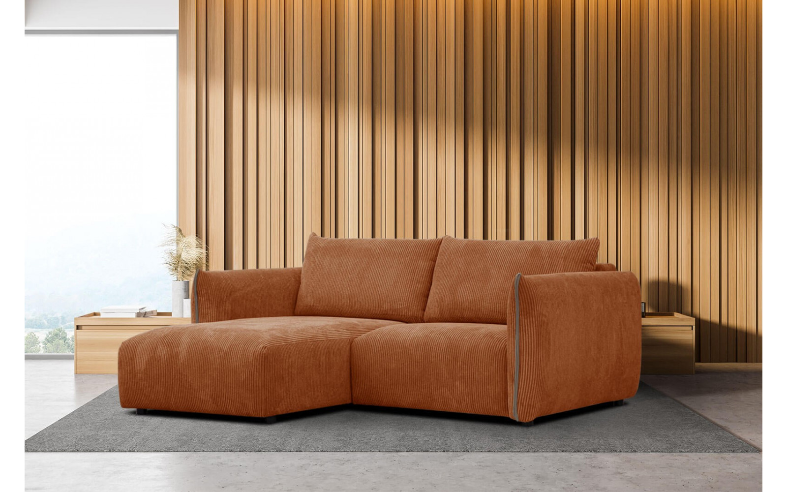 Ecksofa links 3-Sitzer TAUER Ecksofa 200cm