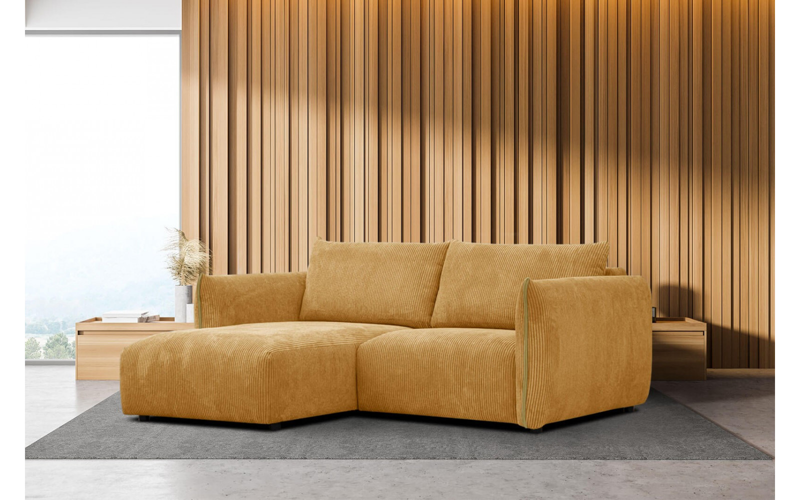 Ecksofa links 3-Sitzer TAUER Ecksofa 200cm