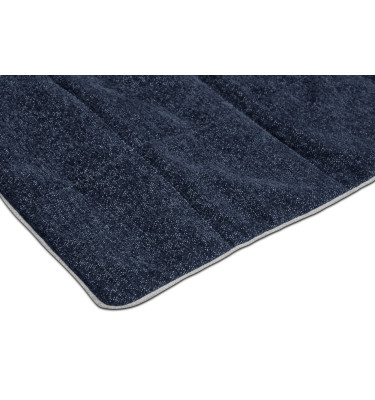 Hundebett & Katzenbett 100x120 cm Blau-Grau | Modell Dina | Wozimo