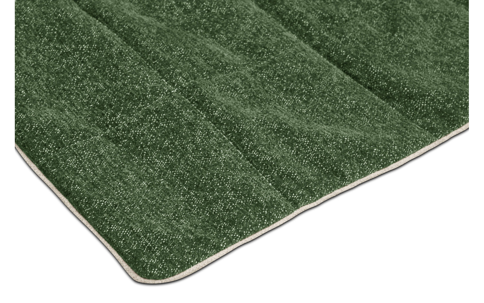 Hundebett / Katzenbett 100 x 120 cm grün + hellbeige DINA