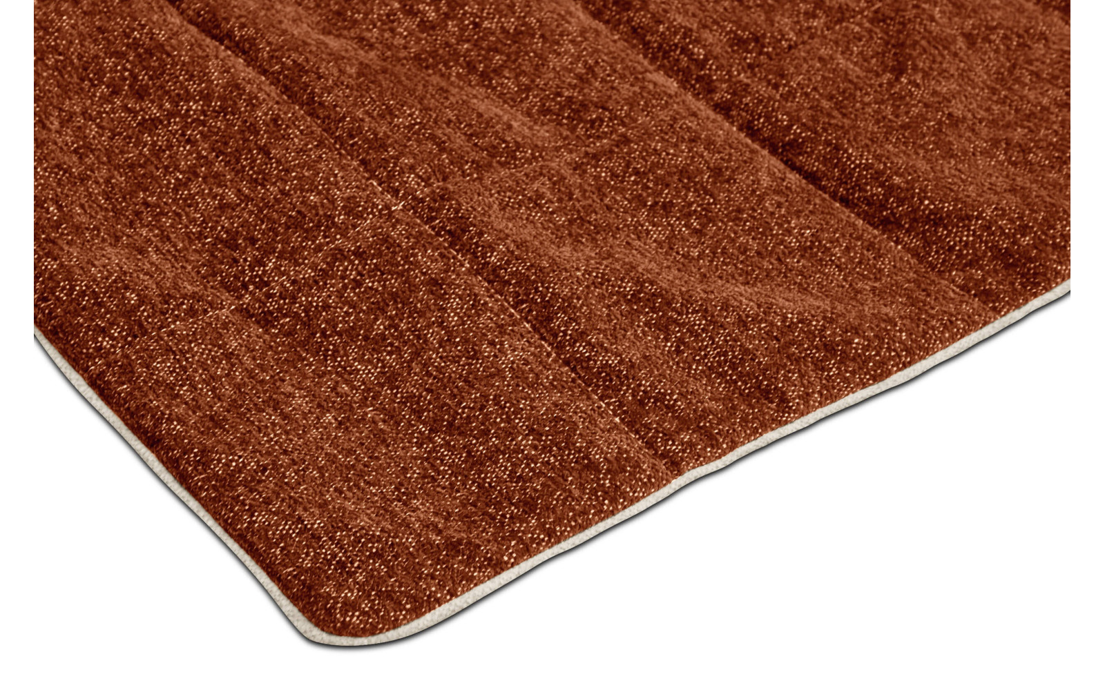 Hundebett / Katzenbett 100 x 120 cm orange + hellbeige DINA