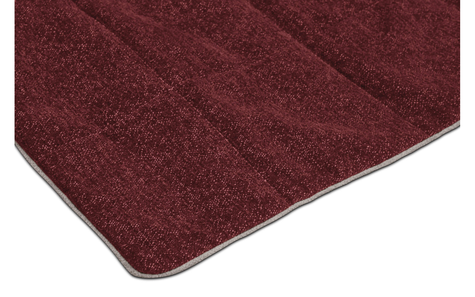 Hundebett / Katzenbett 100 x 120 cm rot + beige DINA