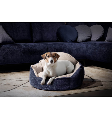 Tierbett Mickey 70x55 cm blau-hellgrau | Wozimo