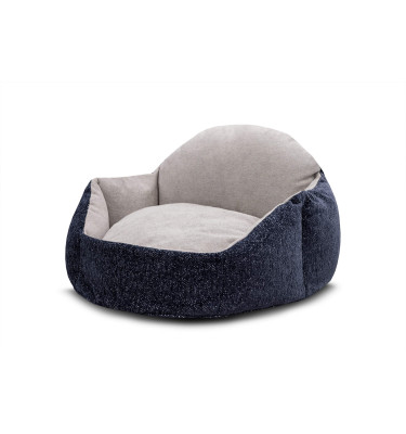 Tierbett Mickey 70x55 cm blau-hellgrau | Wozimo