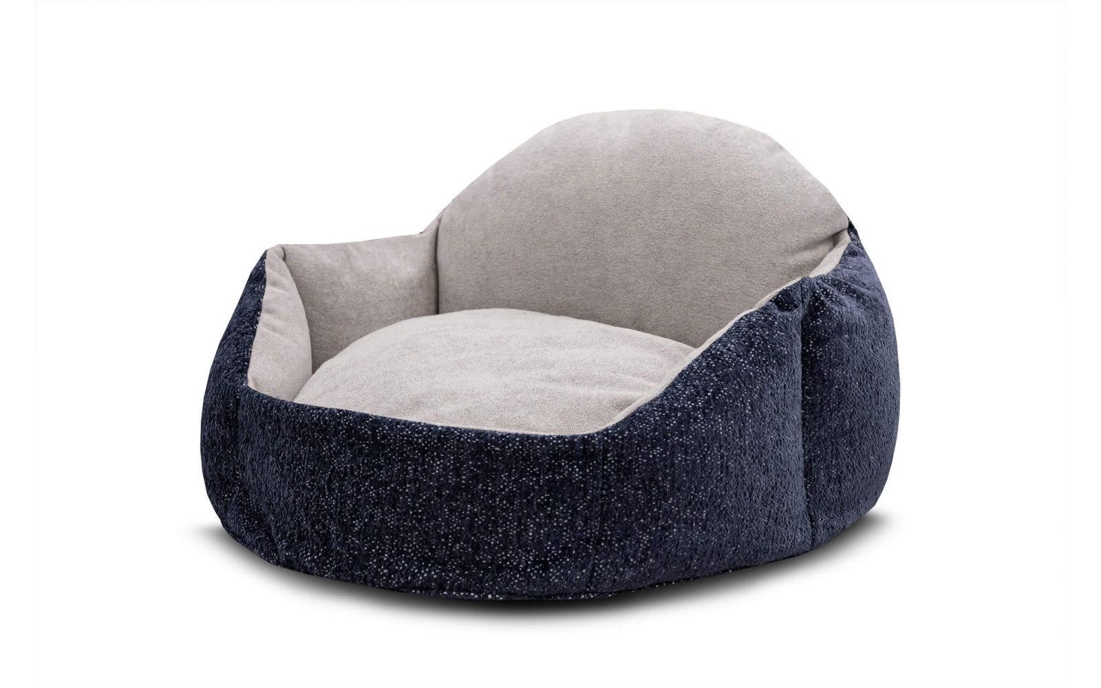 Tierbett Mickey 70x55 cm blau-hellgrau | Wozimo