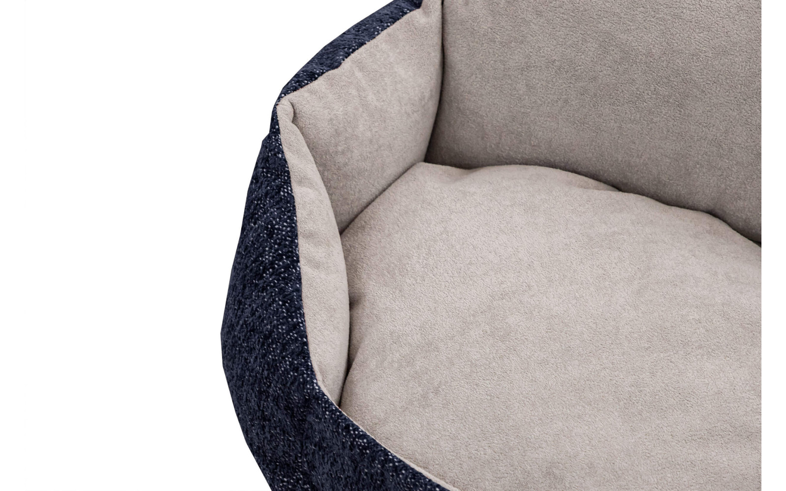 Tierbett Mickey 70x55 cm blau-hellgrau | Wozimo