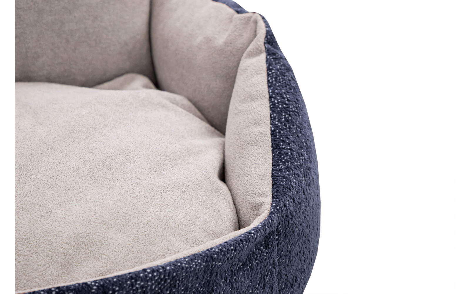 Tierbett Mickey 70x55 cm blau-hellgrau | Wozimo