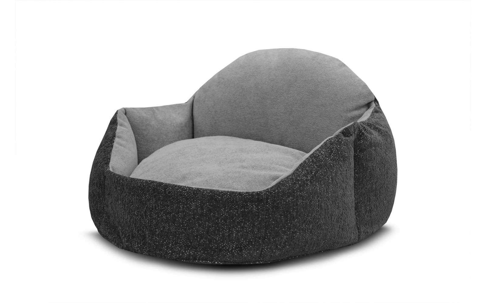 Hundebett & Katzenbett 70x55 cm Dunkelgrau | Modell Mickey | Wozimo