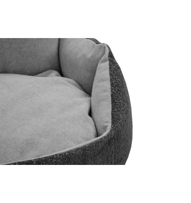 Hundebett & Katzenbett 70x55 cm Dunkelgrau | Modell Mickey | Wozimo