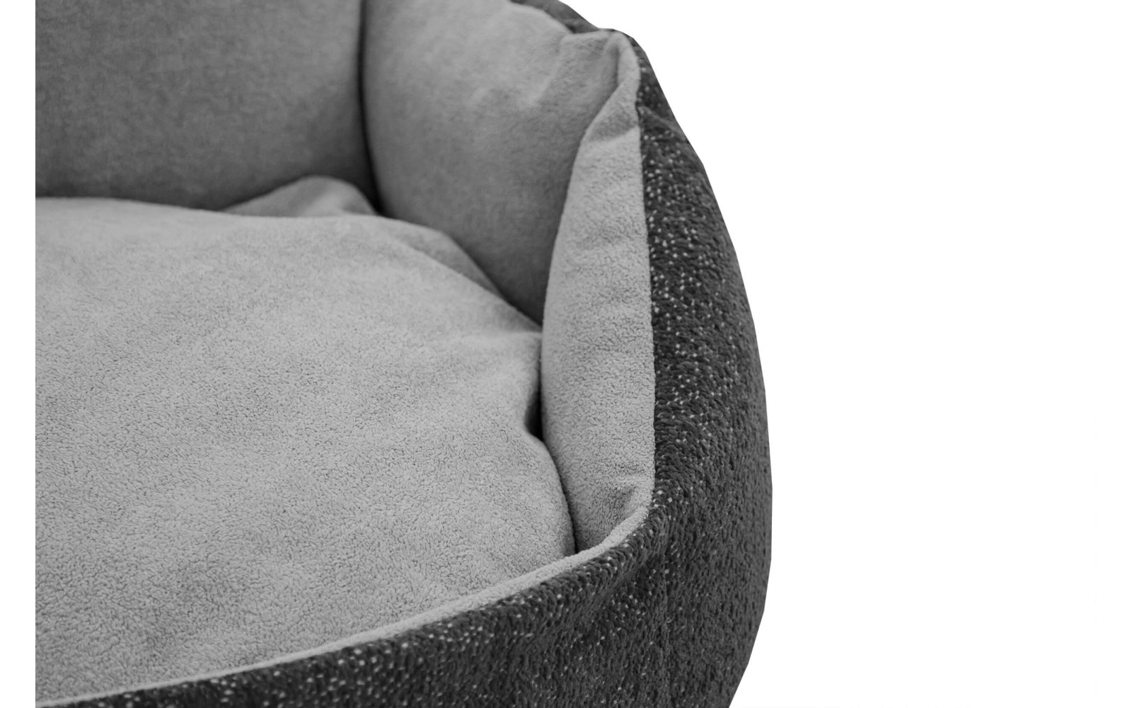 Hundebett & Katzenbett 70x55 cm Dunkelgrau | Modell Mickey | Wozimo