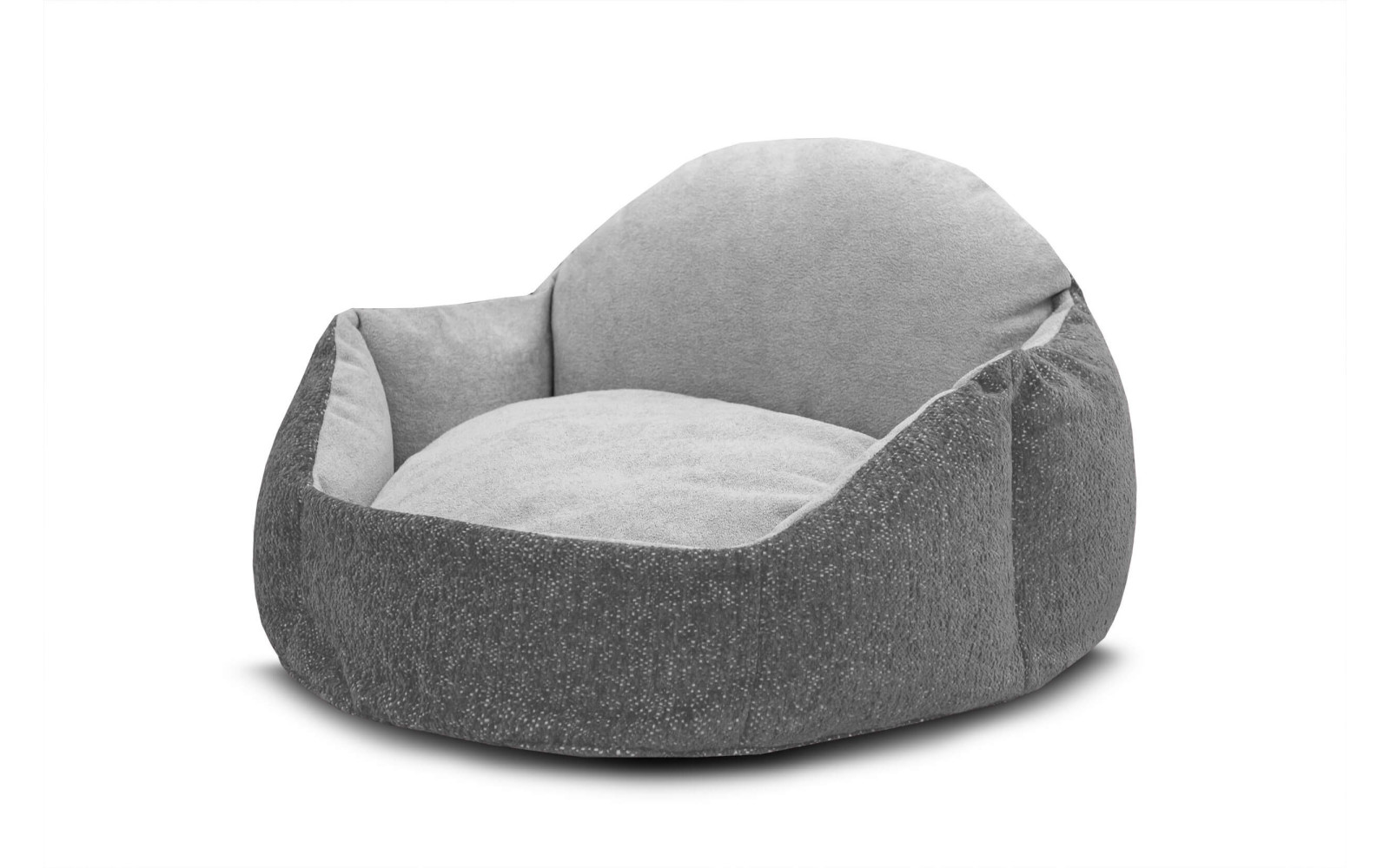 Hundebett & Katzenbett 70x55 cm Grau | Modell Mickey | Wozimo