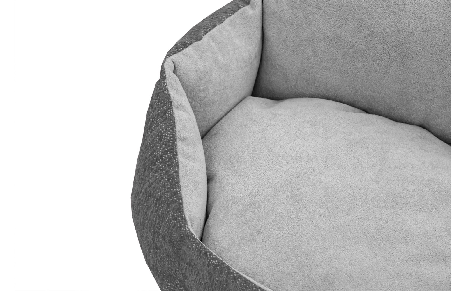 Hundebett & Katzenbett 70x55 cm Grau | Modell Mickey | Wozimo