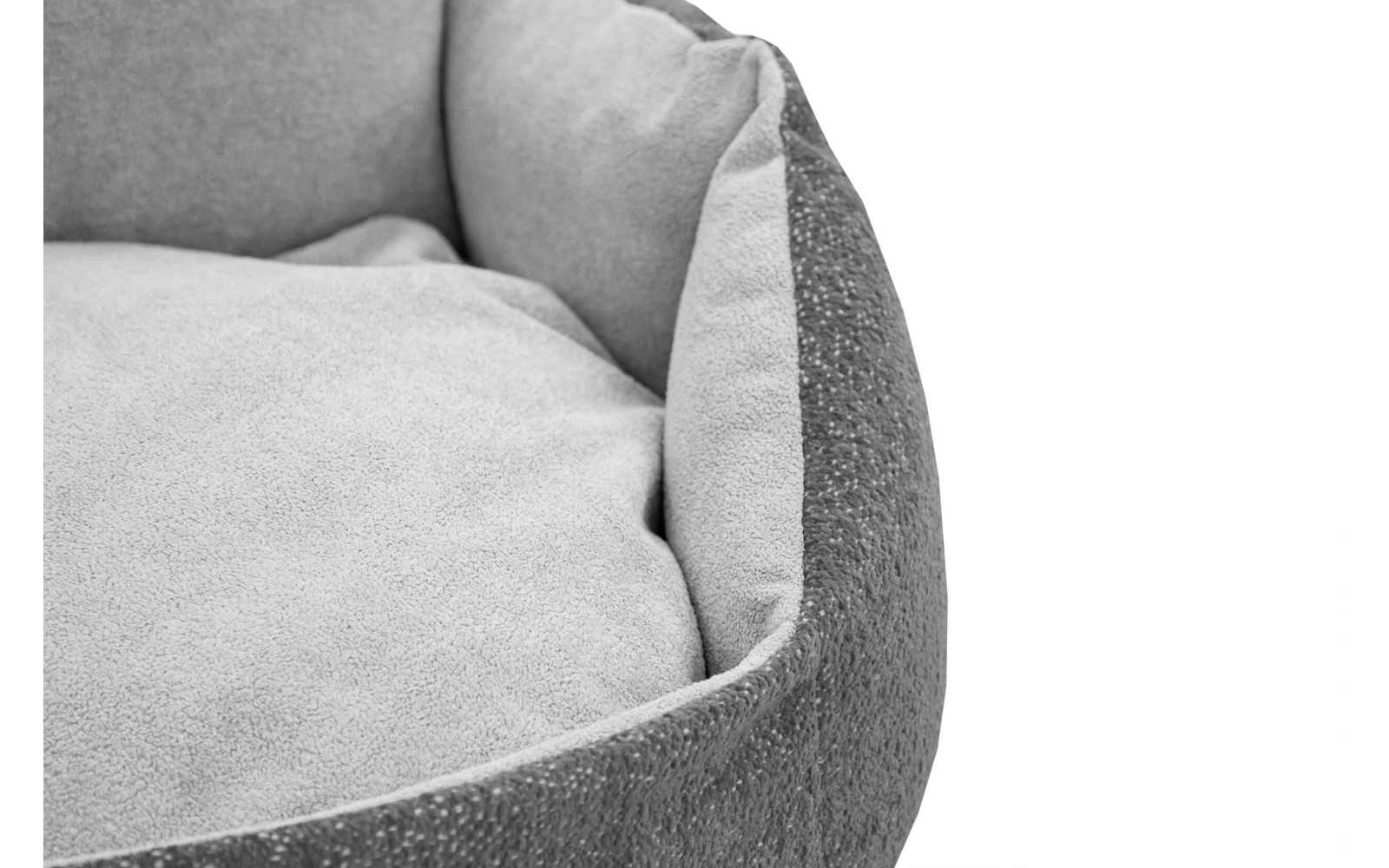 Hundebett & Katzenbett 70x55 cm Grau | Modell Mickey | Wozimo