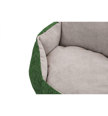 Hundebett / Katzenbett 70 x 55 cm grün + hellgrau MICKEY