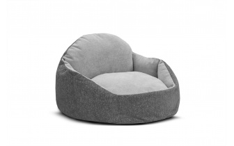 Hundebett / Katzenbett 70 x 55 cm grau + hellgrau MICKEY