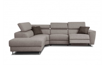 Ecksofa links mit Relaxfunktion 5-Sitzer STEGEN