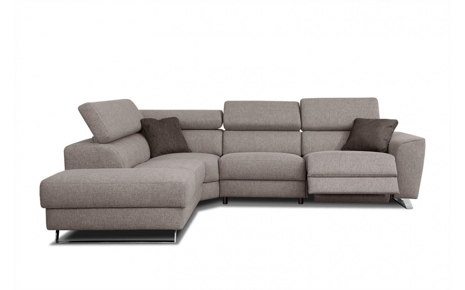 Ecksofa links mit Relaxfunktion 5-Sitzer STEGEN