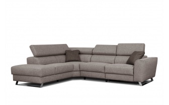 Ecksofa links mit Relaxfunktion 5-Sitzer STEGEN