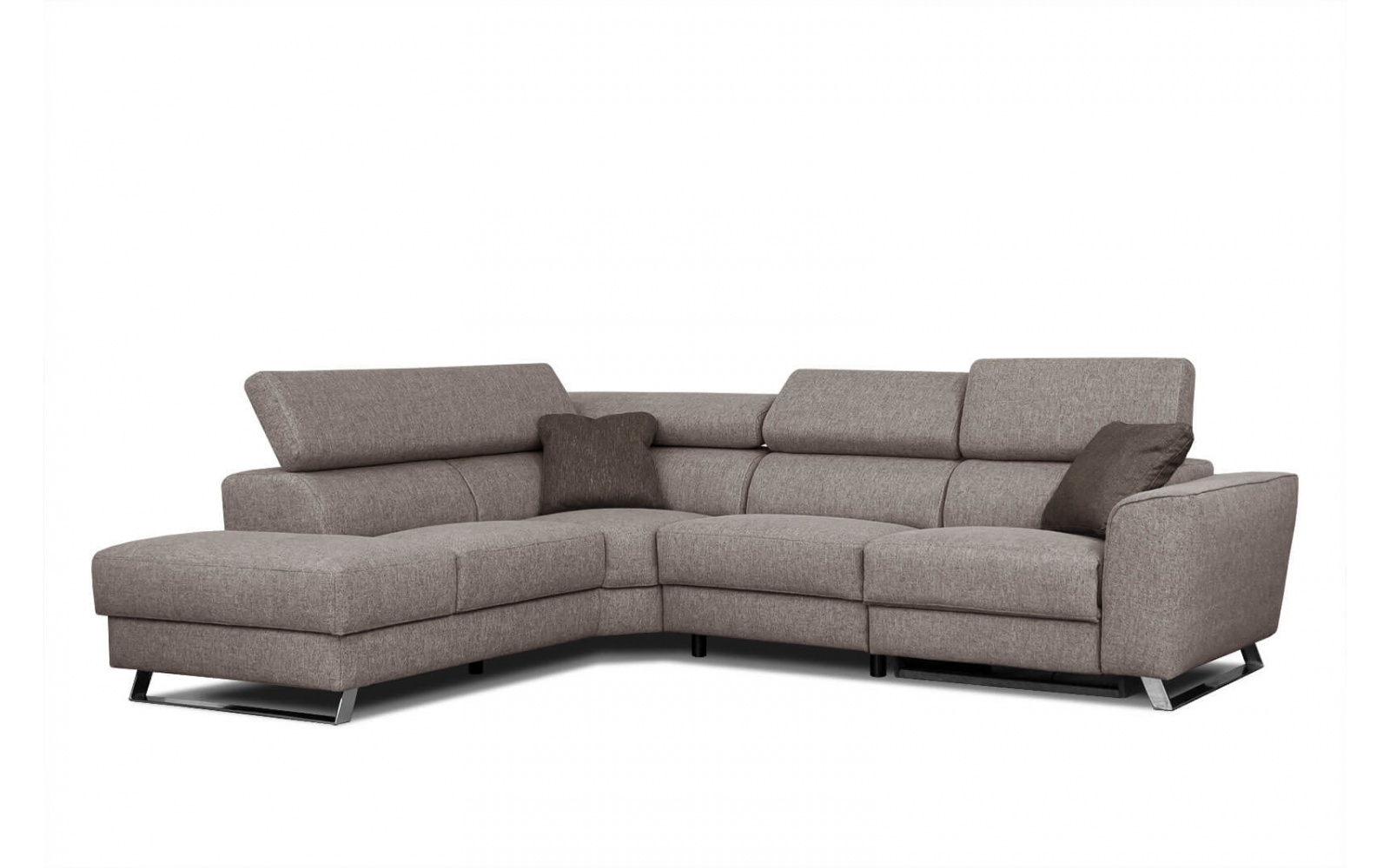 Ecksofa links mit Relaxfunktion 5-Sitzer STEGEN