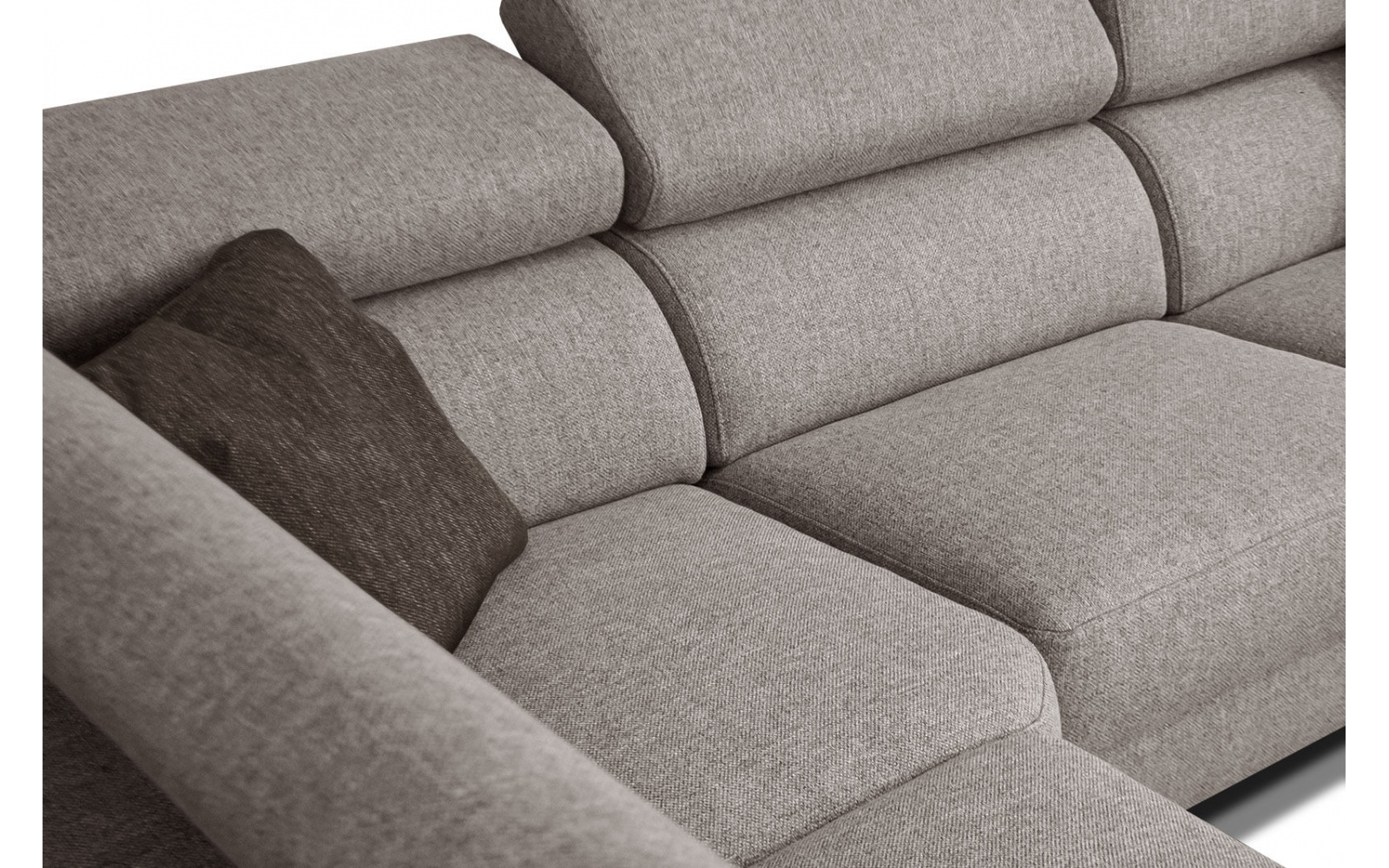 Ecksofa links mit Relaxfunktion 5-Sitzer STEGEN