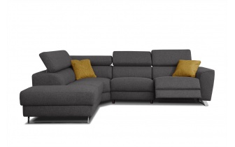 Ecksofa links mit Relaxfunktion 5-Sitzer STEGEN