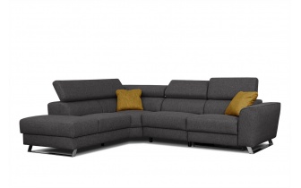 Ecksofa links mit Relaxfunktion 5-Sitzer STEGEN