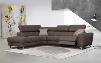 Ecksofa links mit Relaxfunktion 5-Sitzer STEGEN