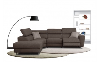 Ecksofa links mit Relaxfunktion 5-Sitzer STEGEN