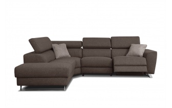 Ecksofa links mit Relaxfunktion 5-Sitzer STEGEN