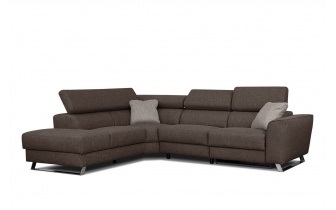 Ecksofa links mit Relaxfunktion 5-Sitzer STEGEN