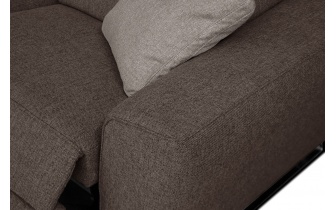 Ecksofa links mit Relaxfunktion 5-Sitzer STEGEN