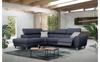 Ecksofa links mit Relaxfunktion 5-Sitzer STEGEN