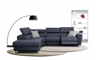 Ecksofa links mit Relaxfunktion 5-Sitzer STEGEN