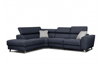 Ecksofa links mit Relaxfunktion 5-Sitzer STEGEN