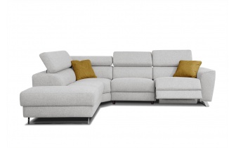 Ecksofa links mit Relaxfunktion 5-Sitzer STEGEN
