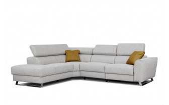 Ecksofa links mit Relaxfunktion 5-Sitzer STEGEN