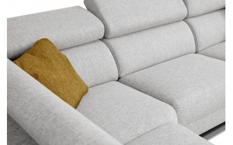 Ecksofa links mit Relaxfunktion 5-Sitzer STEGEN