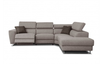 Ecksofa rechts mit Relaxfunktion 5-Sitzer STEGEN
