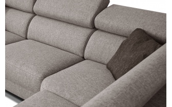 Ecksofa rechts mit Relaxfunktion 5-Sitzer STEGEN