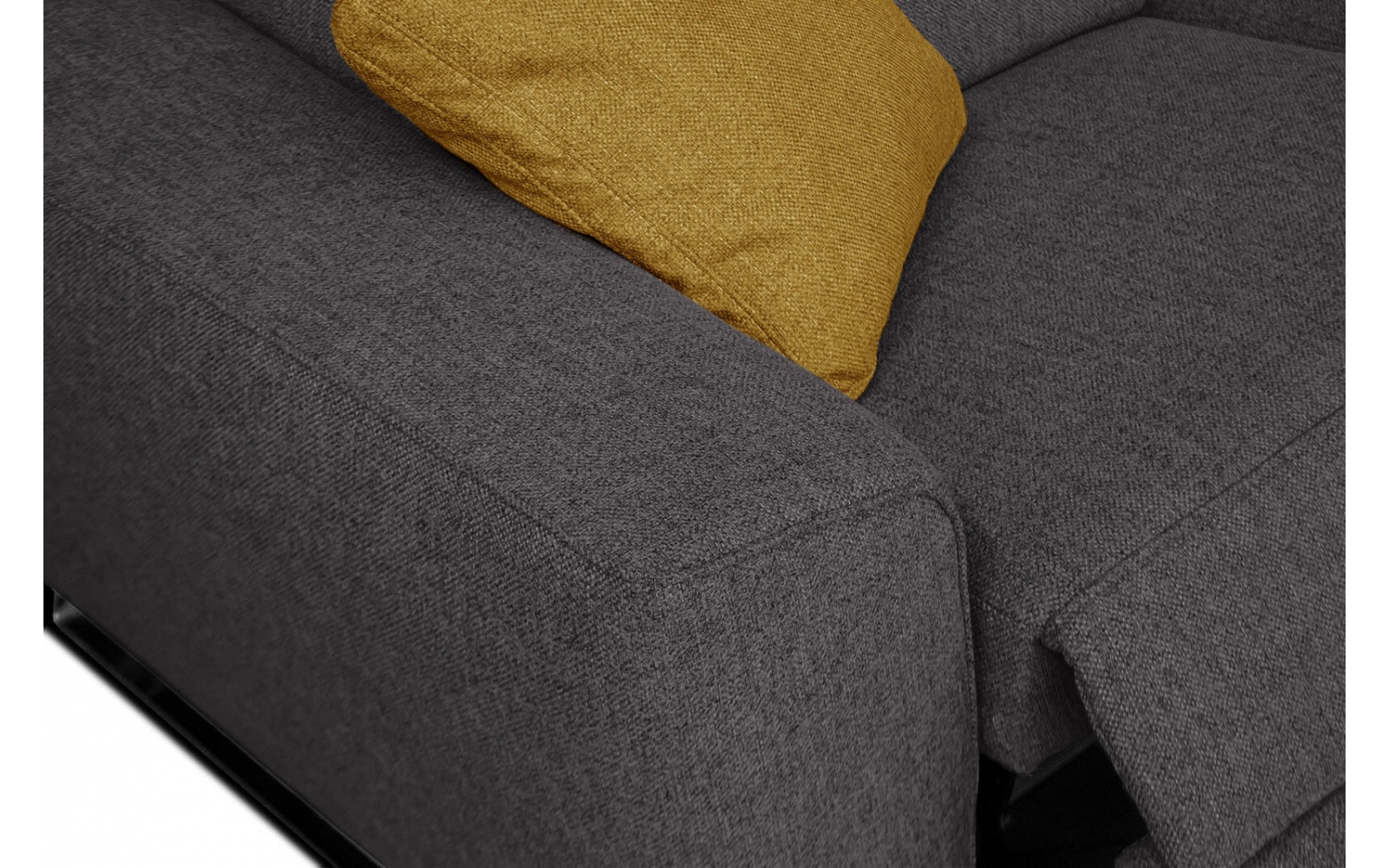 Ecksofa rechts mit Relaxfunktion 5-Sitzer STEGEN