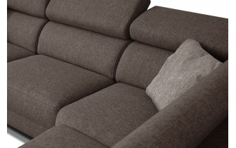 Ecksofa rechts mit Relaxfunktion 5-Sitzer STEGEN