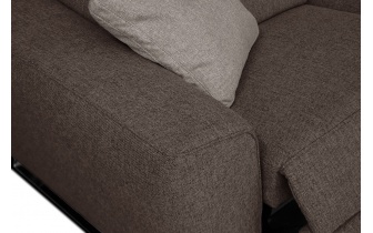 Ecksofa rechts mit Relaxfunktion 5-Sitzer STEGEN