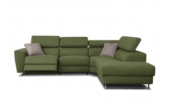 Ecksofa rechts mit Relaxfunktion 5-Sitzer STEGEN