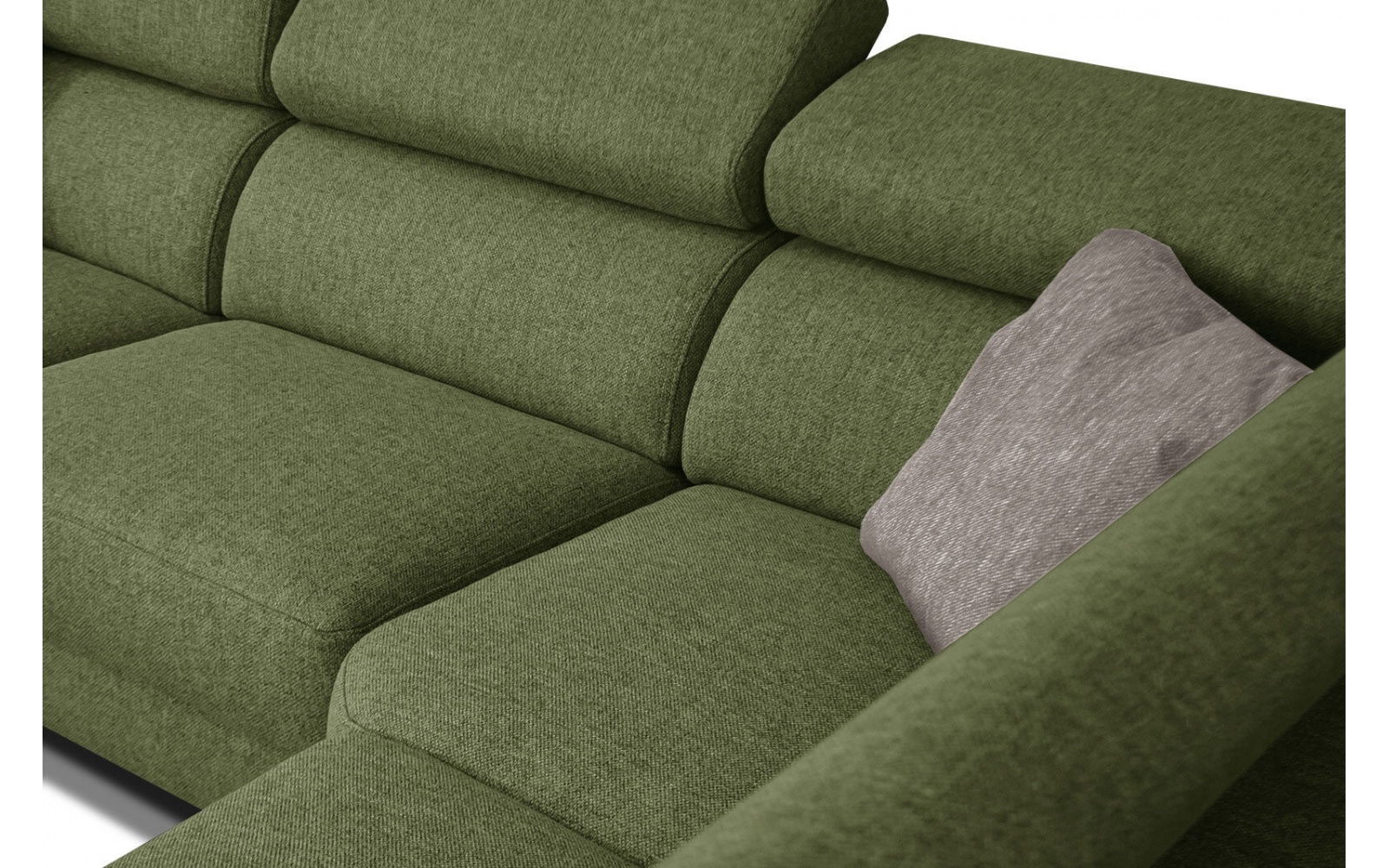 Ecksofa rechts mit Relaxfunktion 5-Sitzer STEGEN