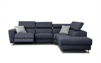 Ecksofa rechts mit Relaxfunktion 5-Sitzer STEGEN