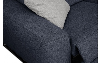 Ecksofa rechts mit Relaxfunktion 5-Sitzer STEGEN