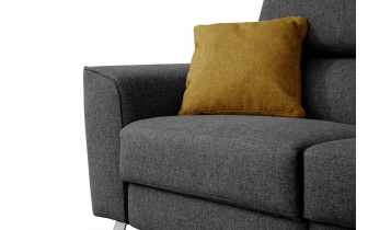 Ecksofa rechts mit Relaxfunktion 5-Sitzer STEGEN