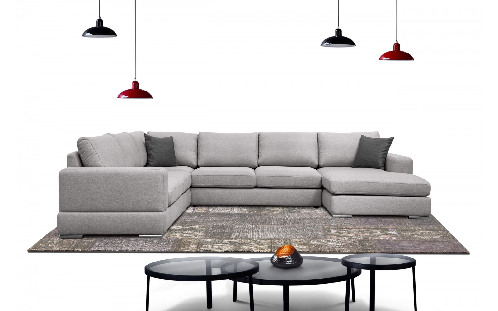 Wohnlandschaft U-Form rechts 7-Sitzer OTTO