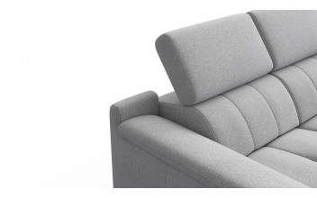 2-Sitzer Relaxsofa mit zwei Relaxfunktionen FIERO FARBE Silbergrau (Arano 09)